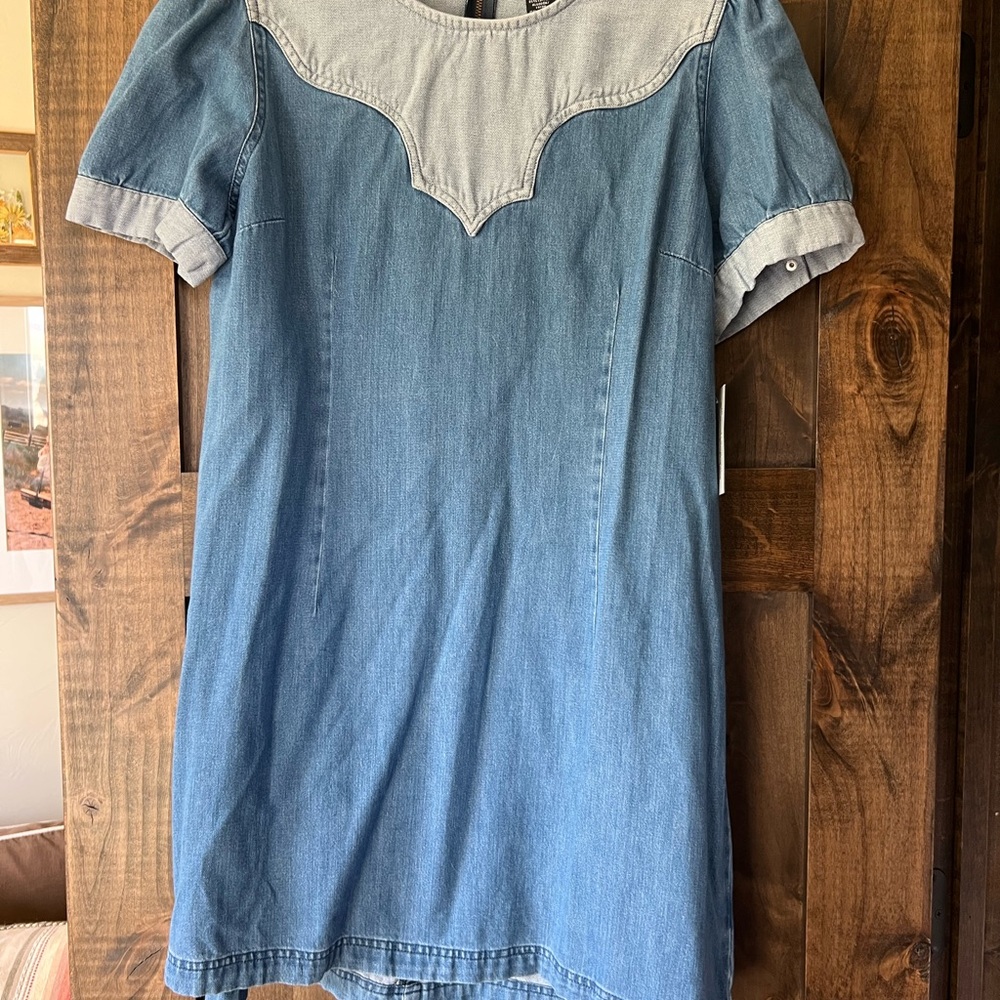 Wrangler Blue Denim Mini Dress